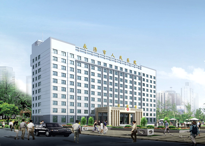 山西-永濟(jì)人民醫(yī)院使用景泰源LED平板凈化燈